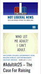 Mobile Screenshot of notliberal.com